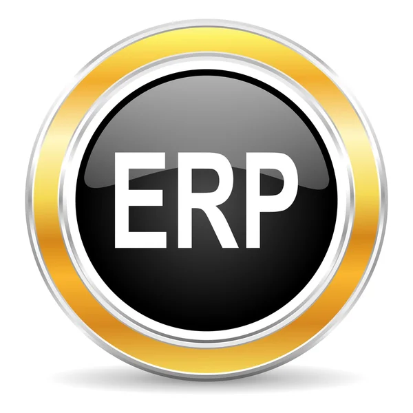 Icono erp — Foto de Stock