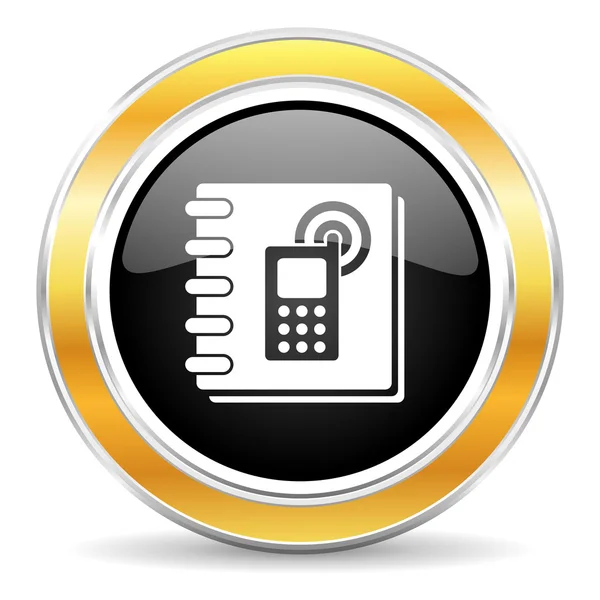 Phonebook icon — Stock Photo, Image