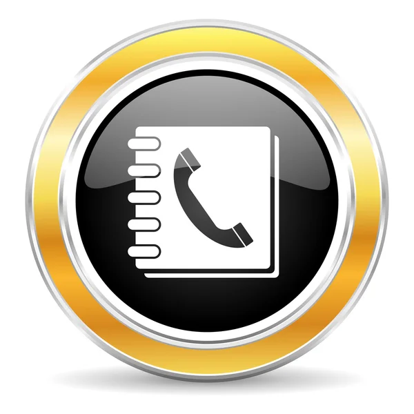 Phonebook icon — Stock Photo, Image