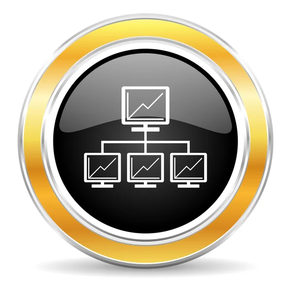 Netwerkpictogram — Stockfoto