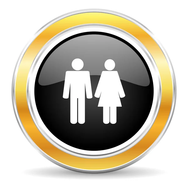 Couple icon — Stock Photo, Image