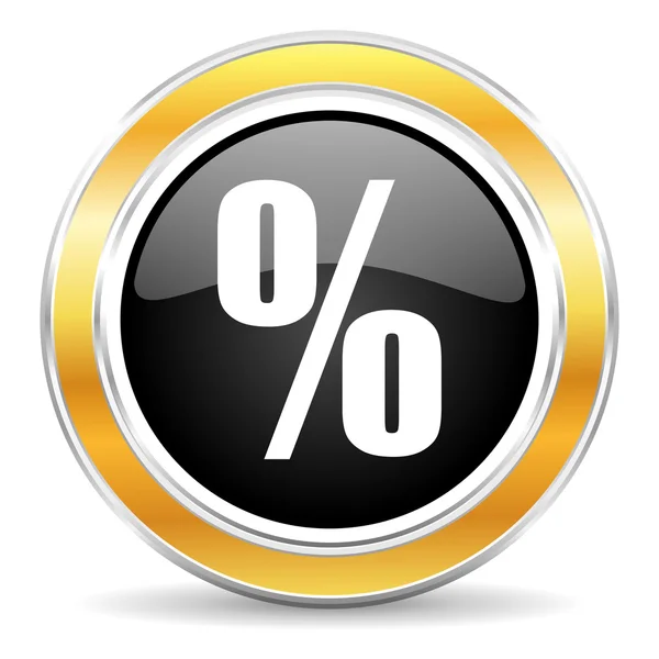 Percent icon — Stock Photo, Image