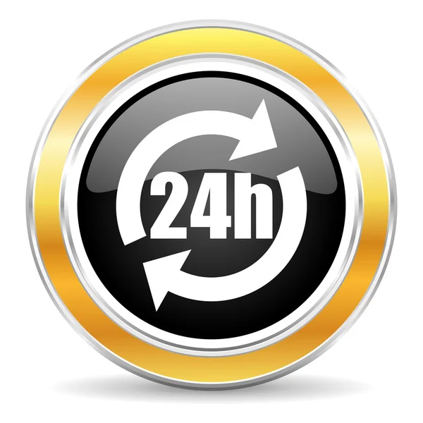 24h pictogram — Stockfoto