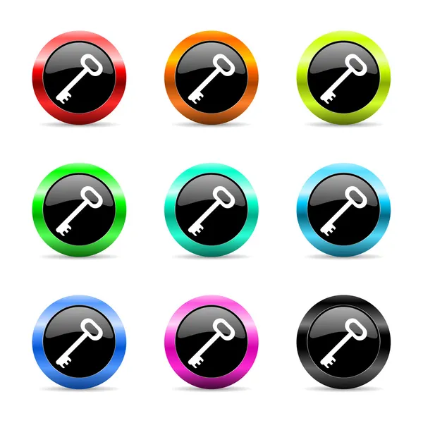 Key web icons set — Stock Photo, Image