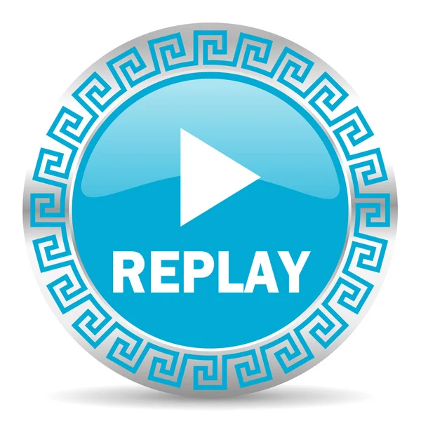 Replay icon — Stock Photo, Image
