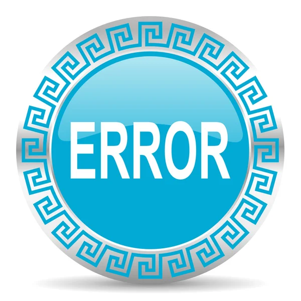 Error icon — Stock Photo, Image