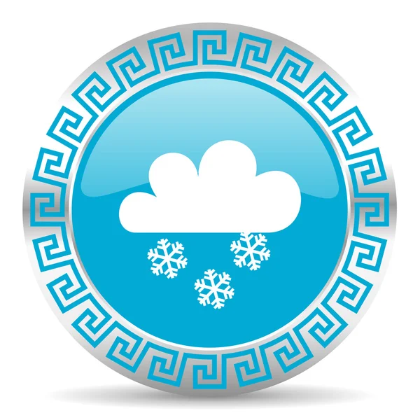 Icono de nieve — Foto de Stock