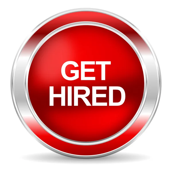 Get hired icon — Stock Photo, Image