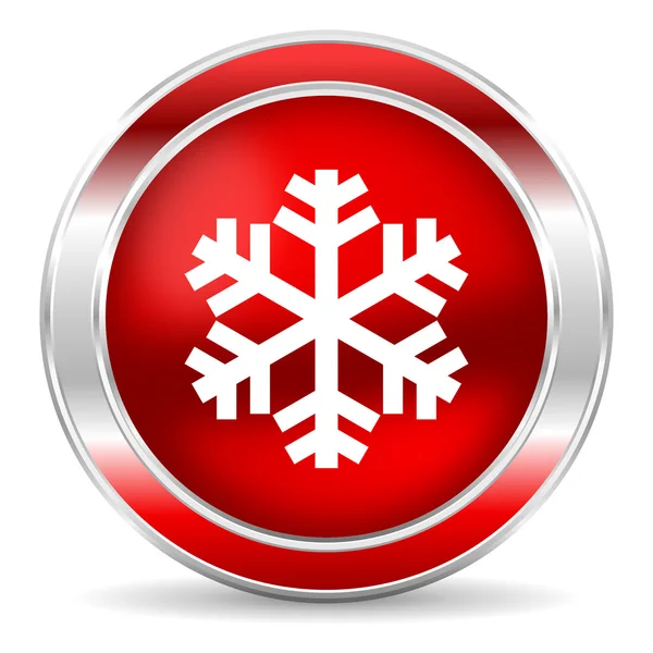 Snow icon — Stock Photo, Image