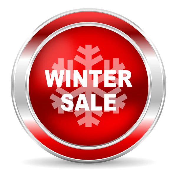 Winter sale icon — Stock Photo, Image