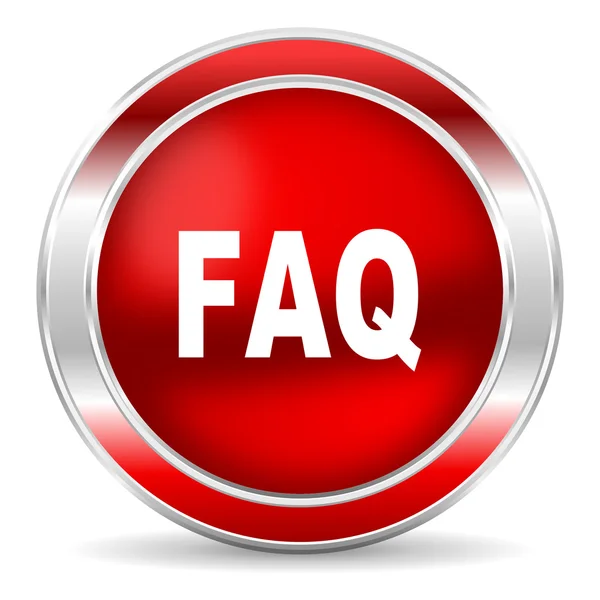 Icona faq — Foto Stock