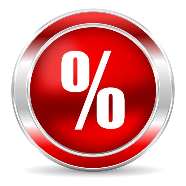 Percent icon — Stock Photo, Image