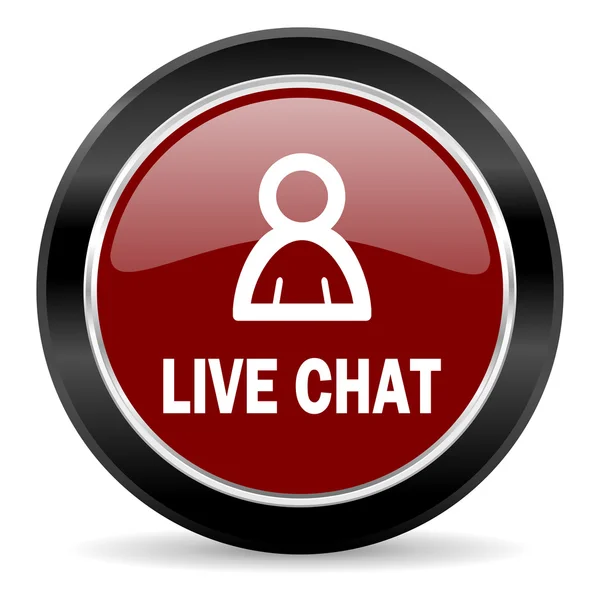 Live chat icon — Stock Photo, Image