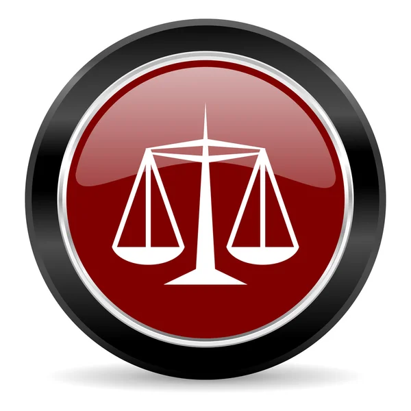Justitie pictogram — Stockfoto