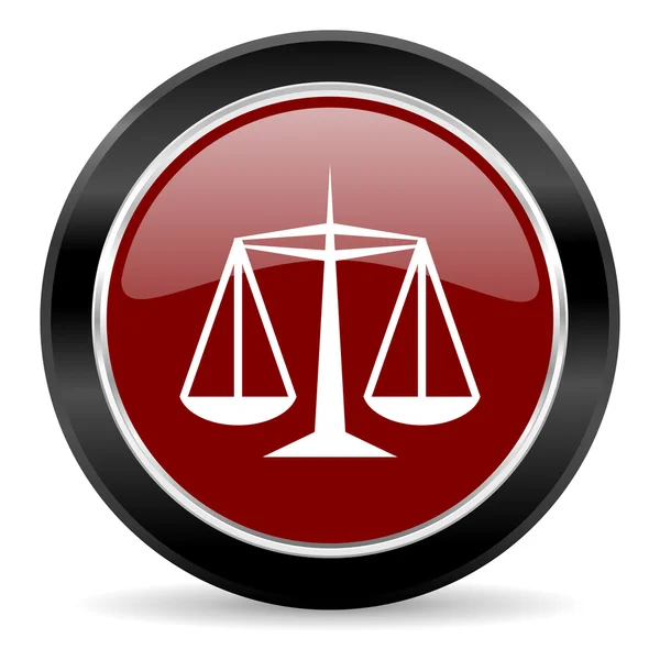 Justice icon — Stock Photo, Image