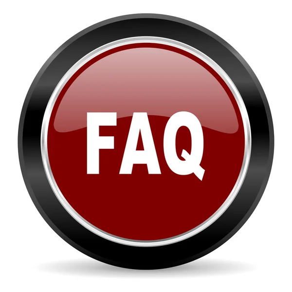 Faq icon — Stock Photo, Image