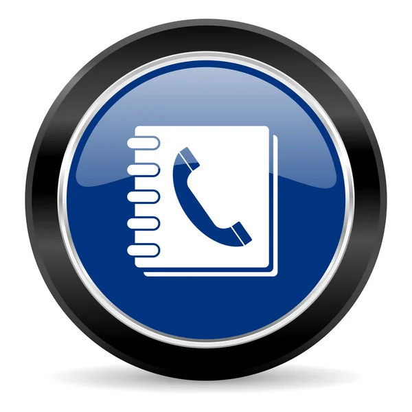 Phonebook icon — Stock Photo, Image