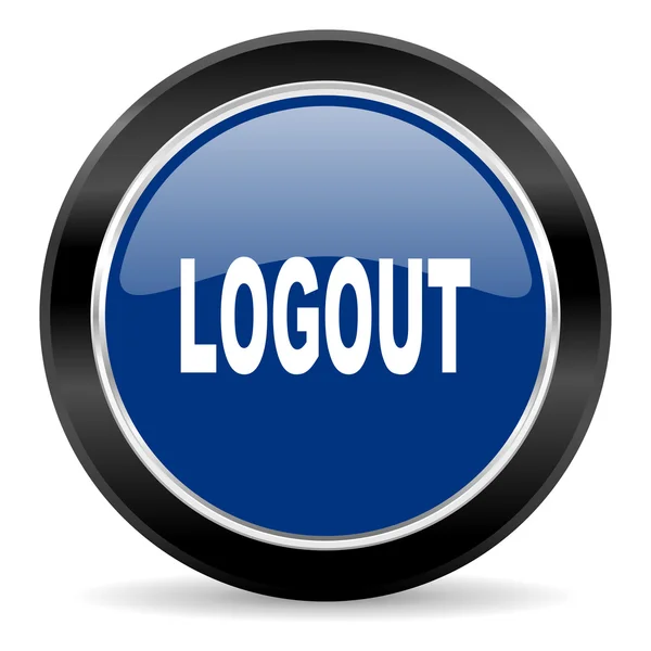 Logout icon — Stock Photo, Image