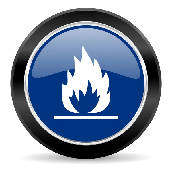 Flame icon — Stock Photo, Image
