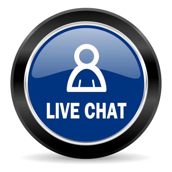 Live chat-pictogram — Stockfoto