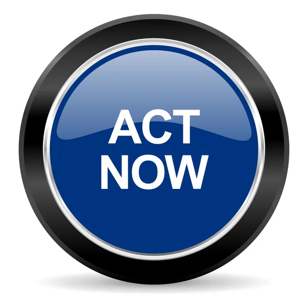 Act now icon — Stock Photo, Image