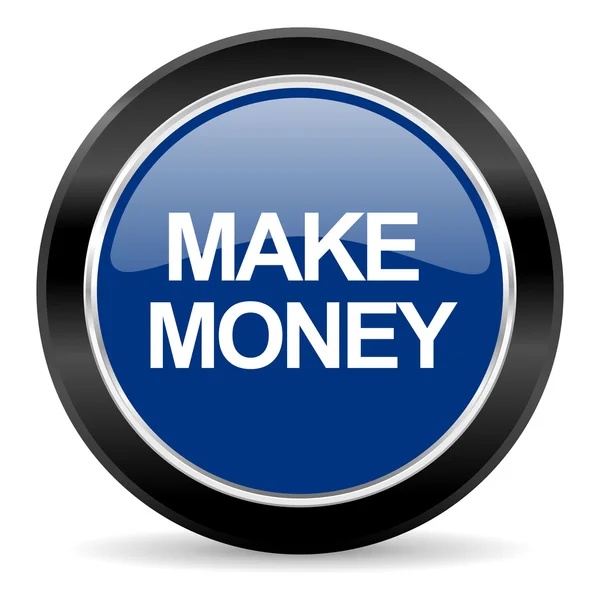 Make money icon — Stock Photo, Image