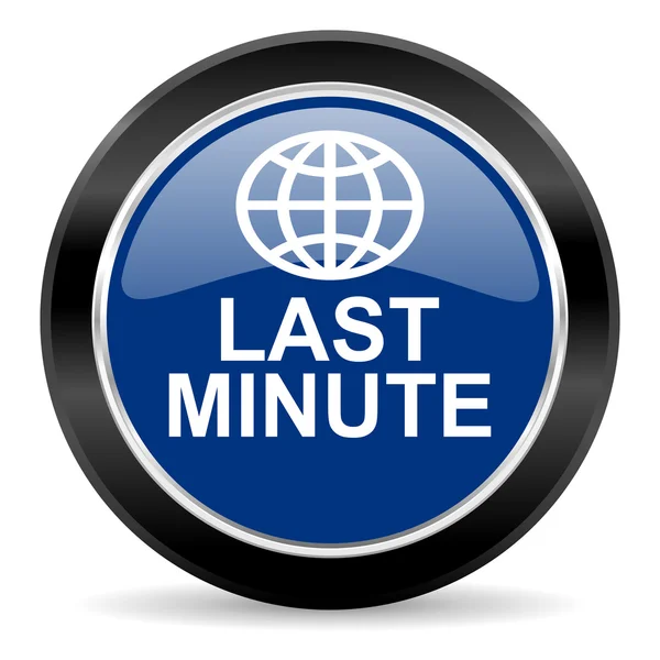 Last minute icon — Stock Photo, Image