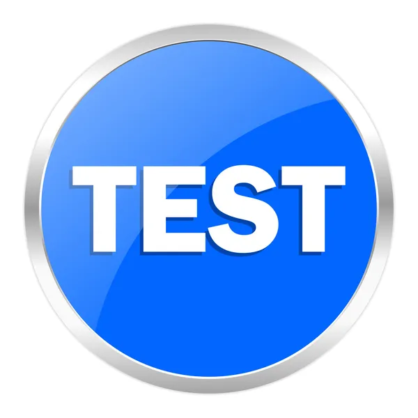 Test icon — Stock Photo, Image