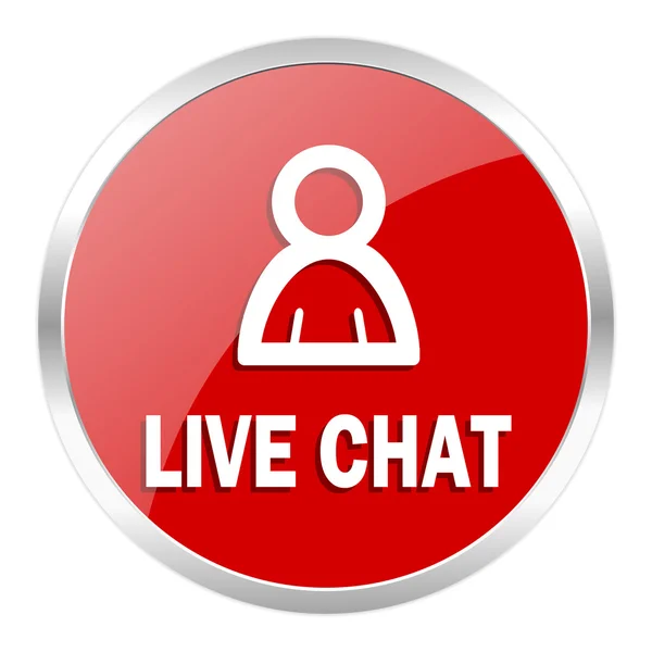 Live chat icon — Fotografie, imagine de stoc