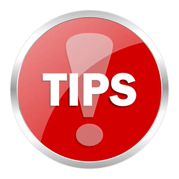 Tips icon — Stock Photo, Image