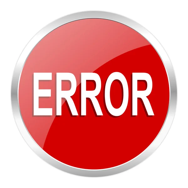 Icono de error —  Fotos de Stock