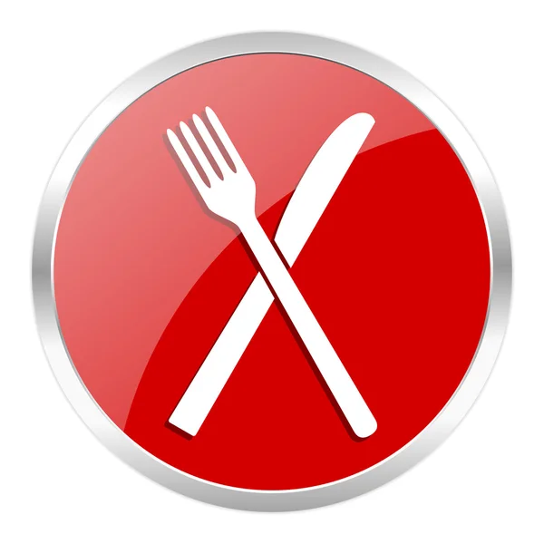 Restaurant pictogram — Stockfoto