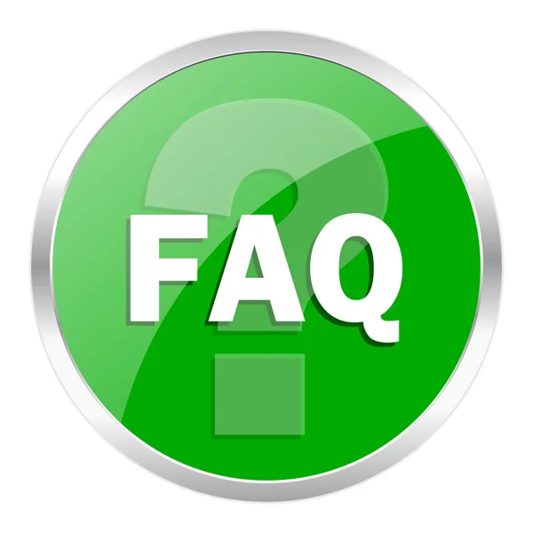 Icona faq — Foto Stock