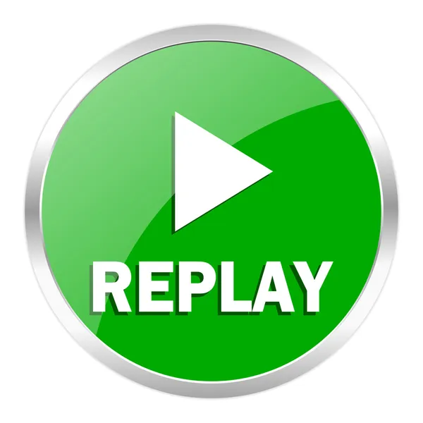 Replay icon — стоковое фото