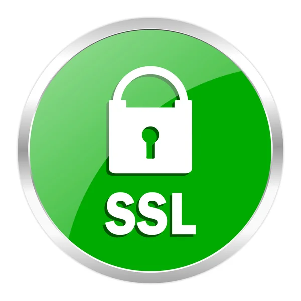 SSL значок — стокове фото