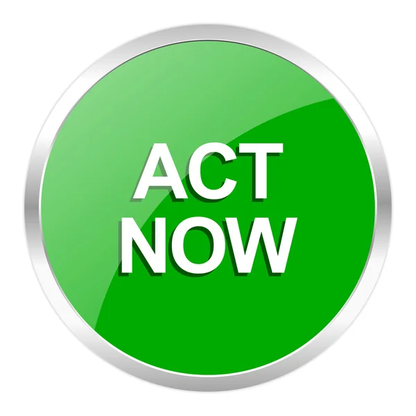 Act now icon — Stock Photo, Image