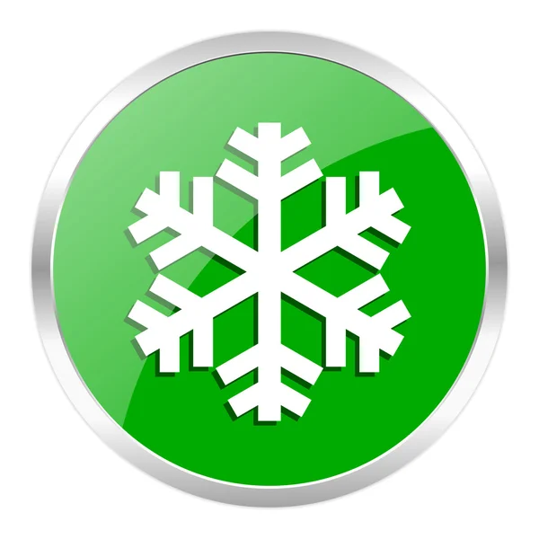 Snow icon — Stock Photo, Image