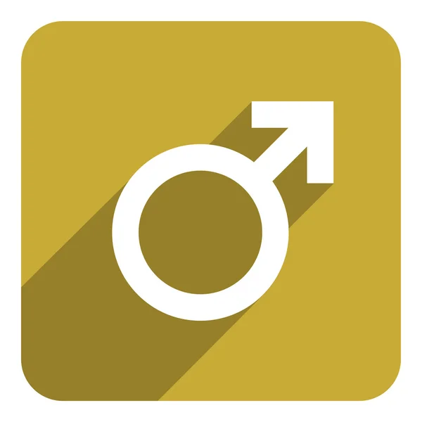 Ikona płci męskiej — Zdjęcie stockowe