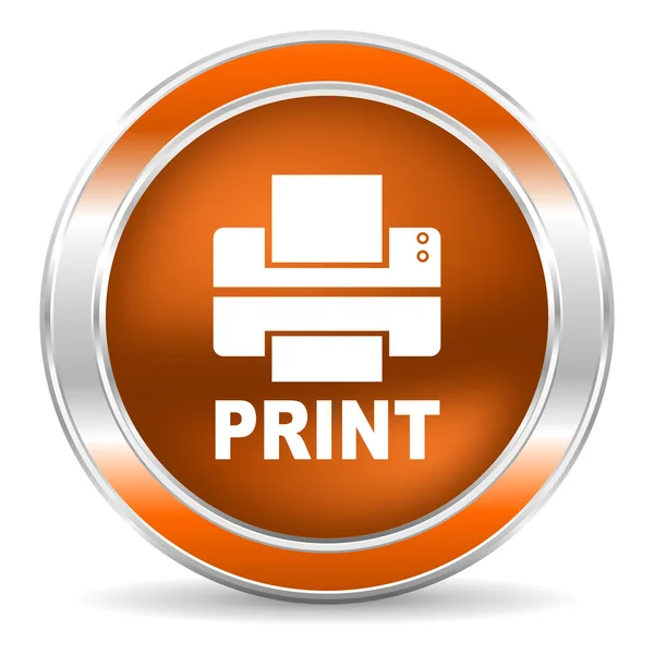 Printer icon — Stock Photo, Image