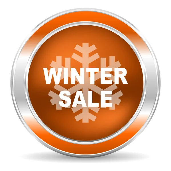 Winter sale icon — Stock Photo, Image