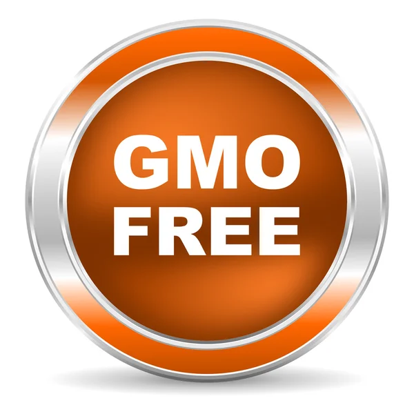 Значок Gmo free — стоковое фото