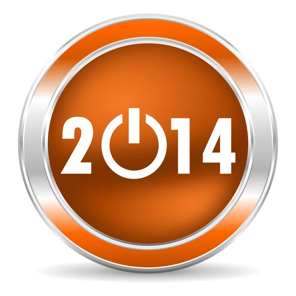 Año 2014 icono —  Fotos de Stock