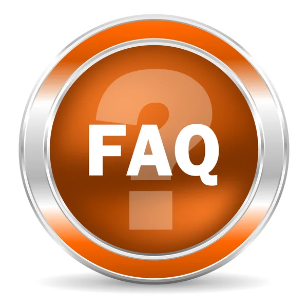 Faq icon — Stock Photo, Image