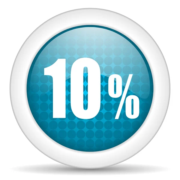 10 percent icon — Stock Photo, Image