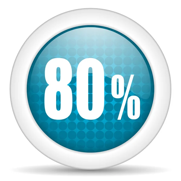 80 %-a ikon — Stock Fotó