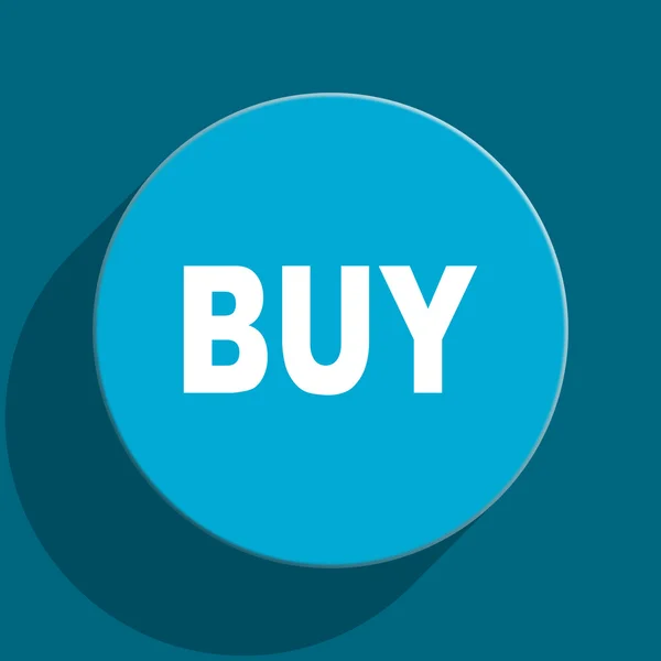 Buy blue flat web icon — Stock Photo, Image