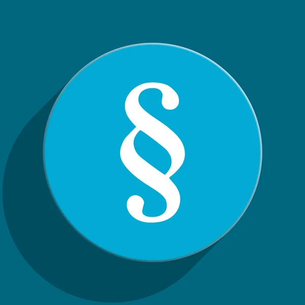 Absatz blaues flaches Web-Symbol — Stockfoto