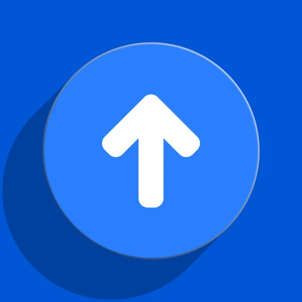 Hasta web azul icono plano —  Fotos de Stock