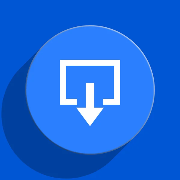 Salida azul web icono plano — Foto de Stock