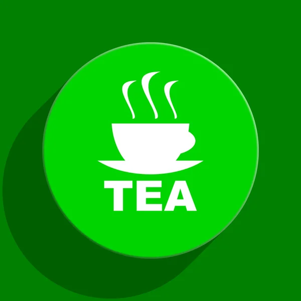 Икона зеленого чая — стоковое фото